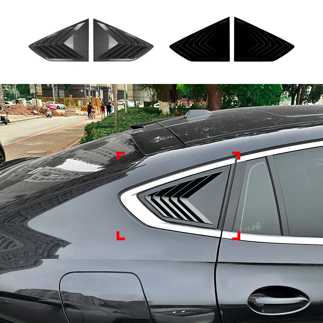 Pour BMW X6 G06 2019 + modification transfrontalière des stores de vitres arrière, fenêtres triangulaires, autocollants de voiture et tri extérieur