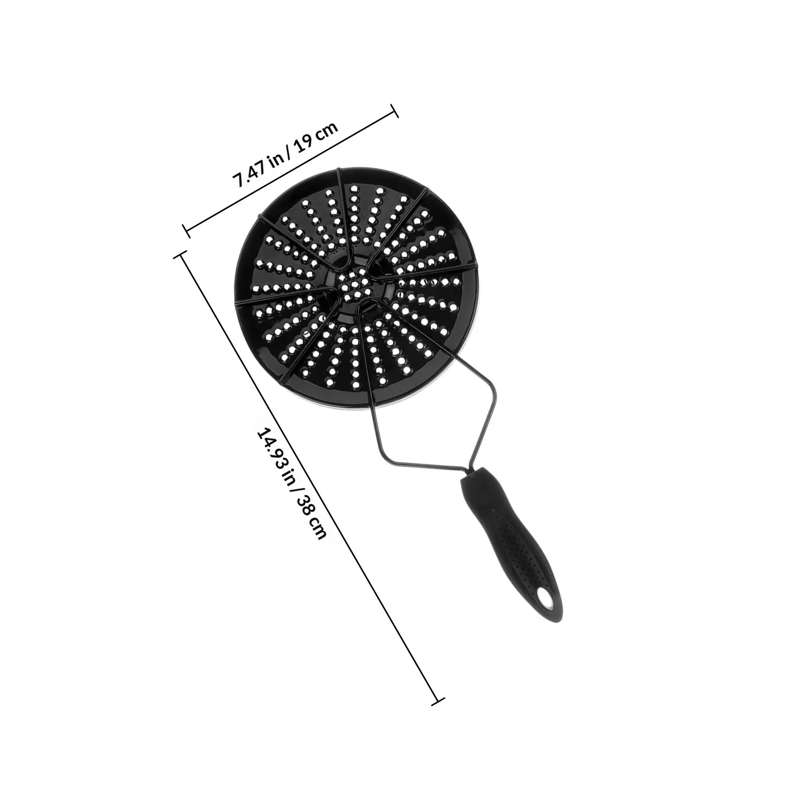1Pcs Enamel Induction Hob Adapter Plate Heat Diffuser Disk Compatible with Any Cookware Non-Induction Pots Pans Secure Heat