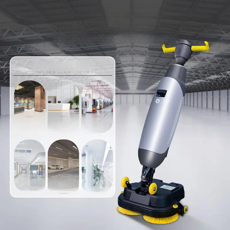Robust Sweeper Machine and Industrial Floor Scrubber for Cleaning Large Warehouses and Factories