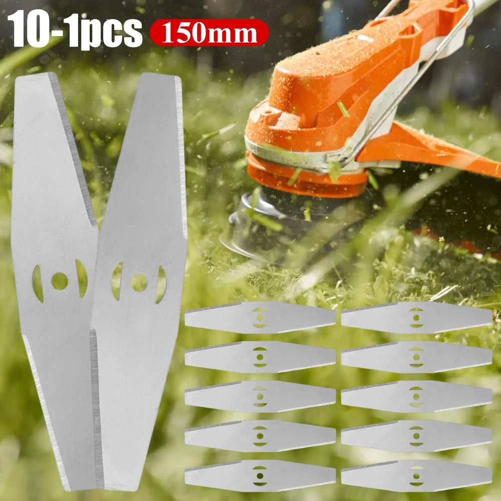 1-6PCS Metallo Erba String Trimmer Testa Lama 3 Fori Lame Per Sega Sostituzione Erba Weed Cutter Lame Rasaerba Raccordi Parti