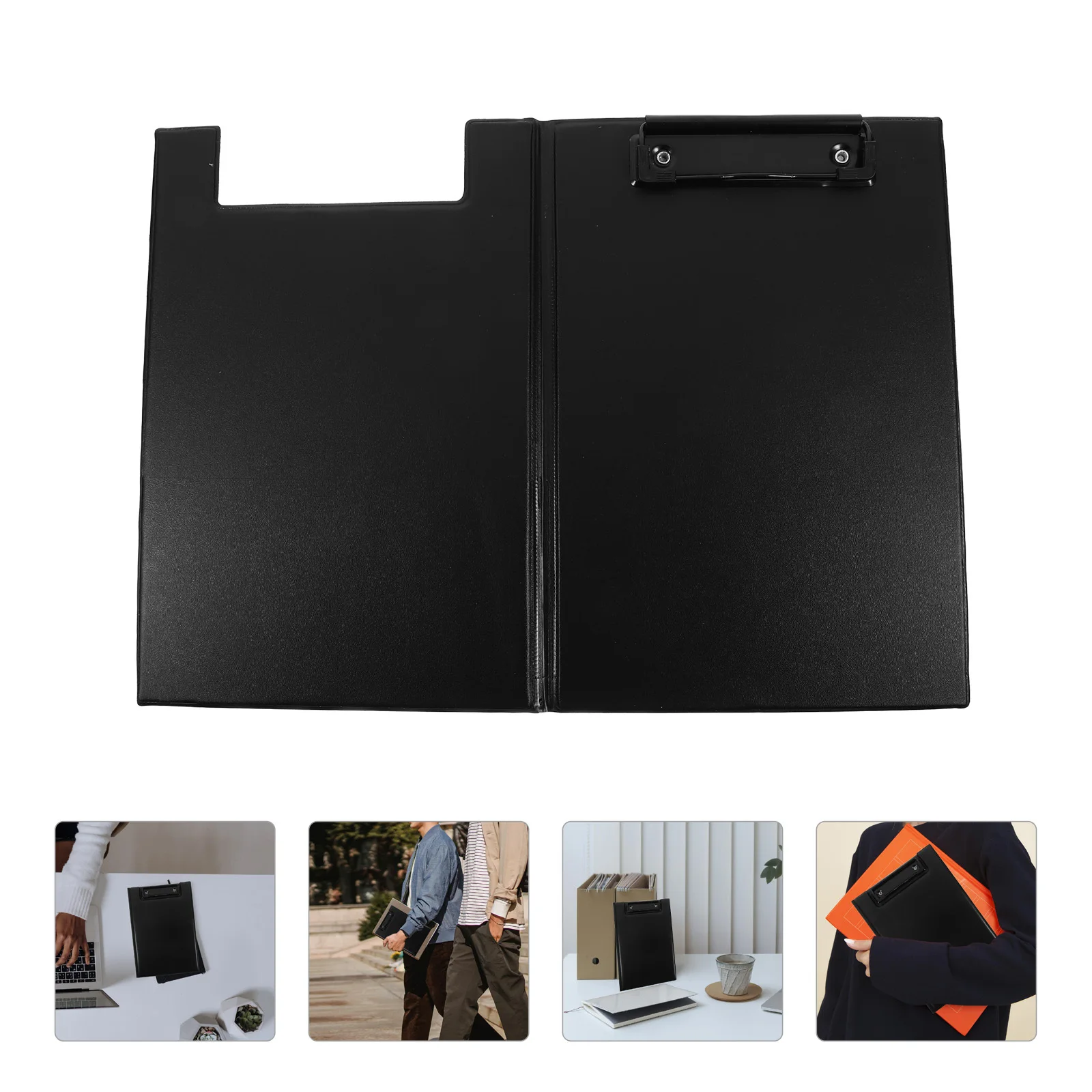 

File Writing Board Pu Cover Professional Clipboard Organizer For Office Classroom Document Holder Storage Nursing School