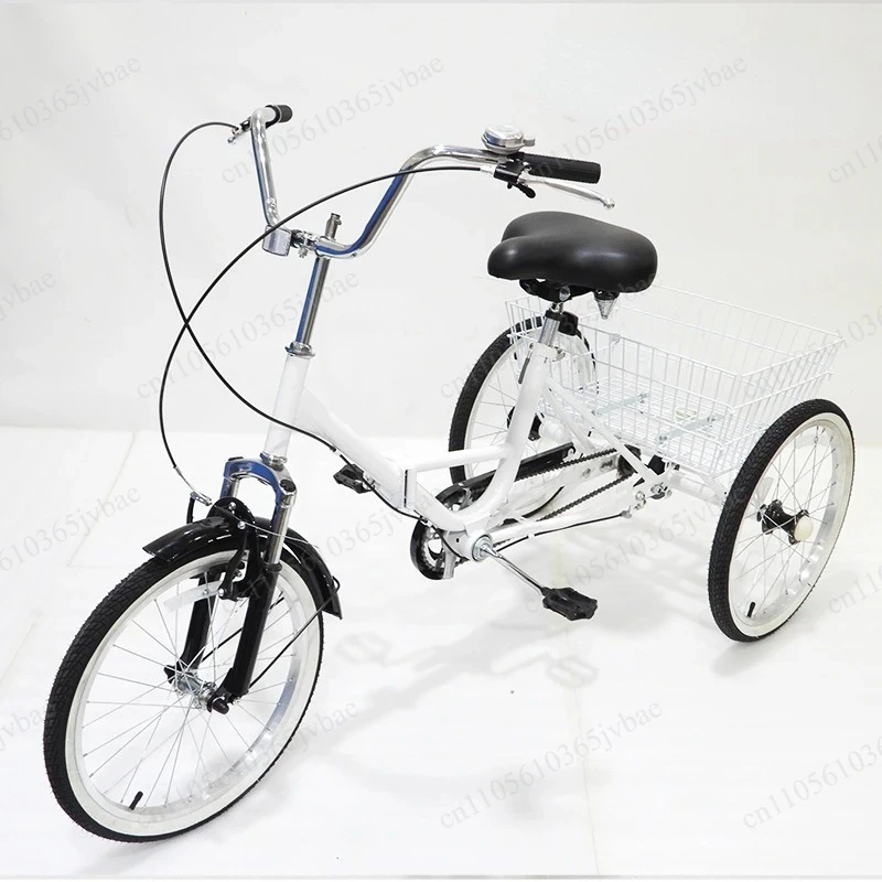 

New 20-inch Folding Tricycle, Pedal Design, Light Travel and Easy Storage
