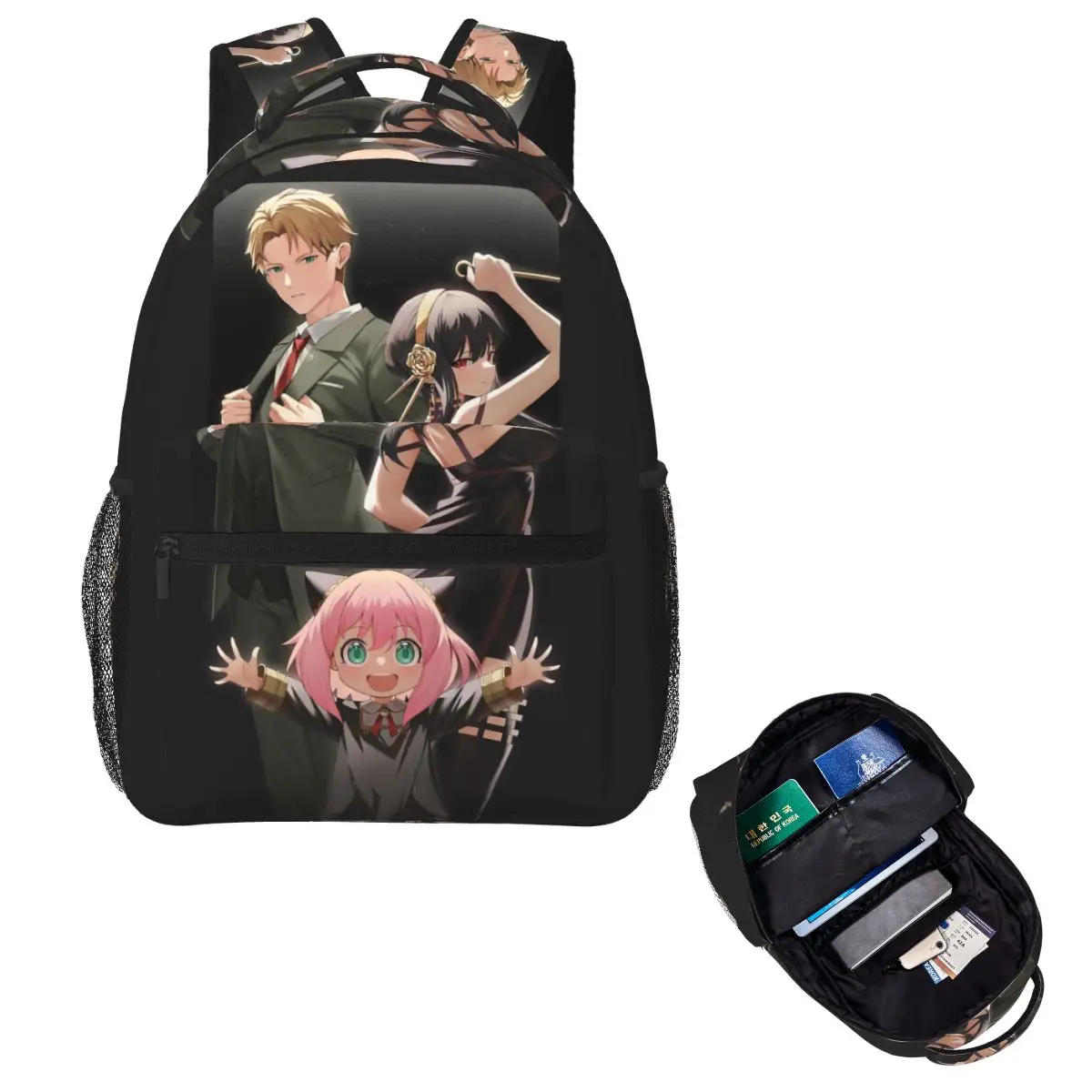 

Spy X Family Anime A-Anya Cartoon Backpack Hot Sale Daypack Large Capacity Children BookBag School Bag Shoulder Bags Men Women
