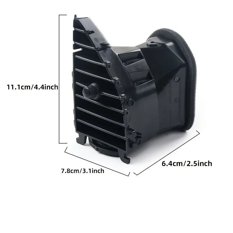Dashboard Central Air Outlet Vent Grille Repair Kit for Mercedes-Benz V-Class W448 W447 V260 Vito 2016-2024, OEM 4478300654