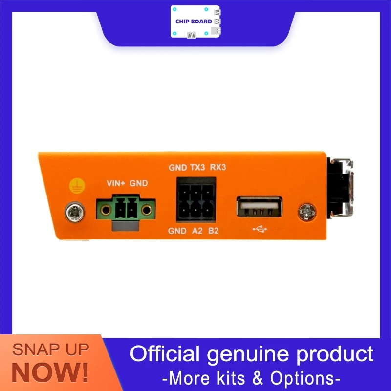 EDAtec ED-IPC1200 Edge Industrial Computer, Raspberry Pi CM0 A53, RS485 RS232 eMMC Wireless IPC