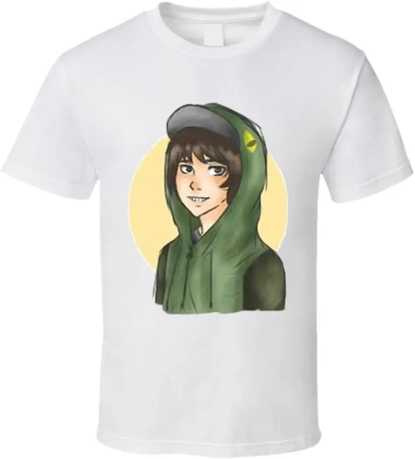 Leafyishere, Leafy is here, скетч-футболки Youtuber, высокое качество, 100% хлопок, короткий рукав