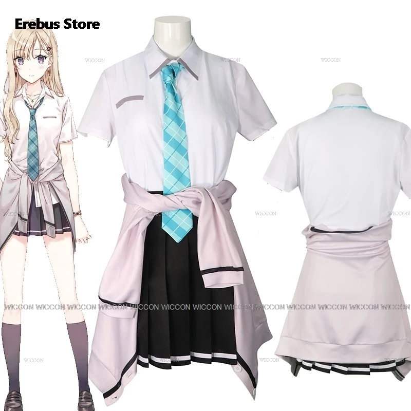 Novel Anime Saki Ayase Gimai Seikatsu Cosplay Costume Days with My Step Sister Jk School Uniforms Halloween Girls Daily Outfit