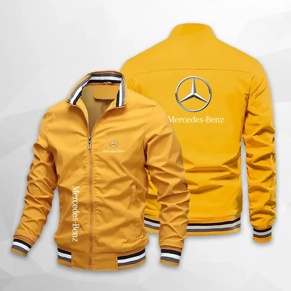 2024 new Mercedes Benz men\'s and women\'s cycling jackets, motorcycle jackets, high-quality outdoor leisure sports bike jackets,