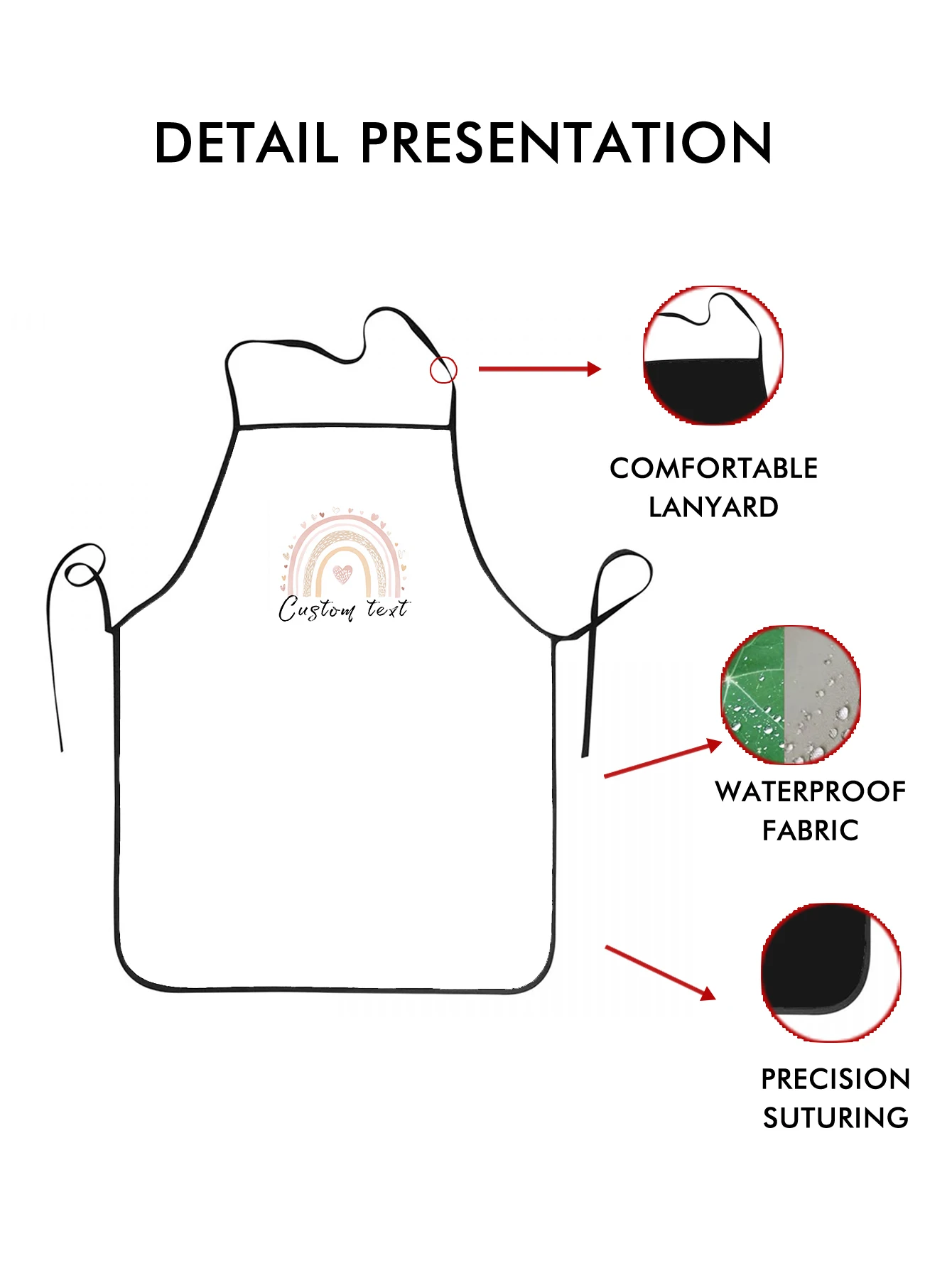 مخصص طباعة النص الرجال المطبخ المئزر التوقيع مآزر المطبخ المنزل الخبز الملابس عيد ميلاد سعيد