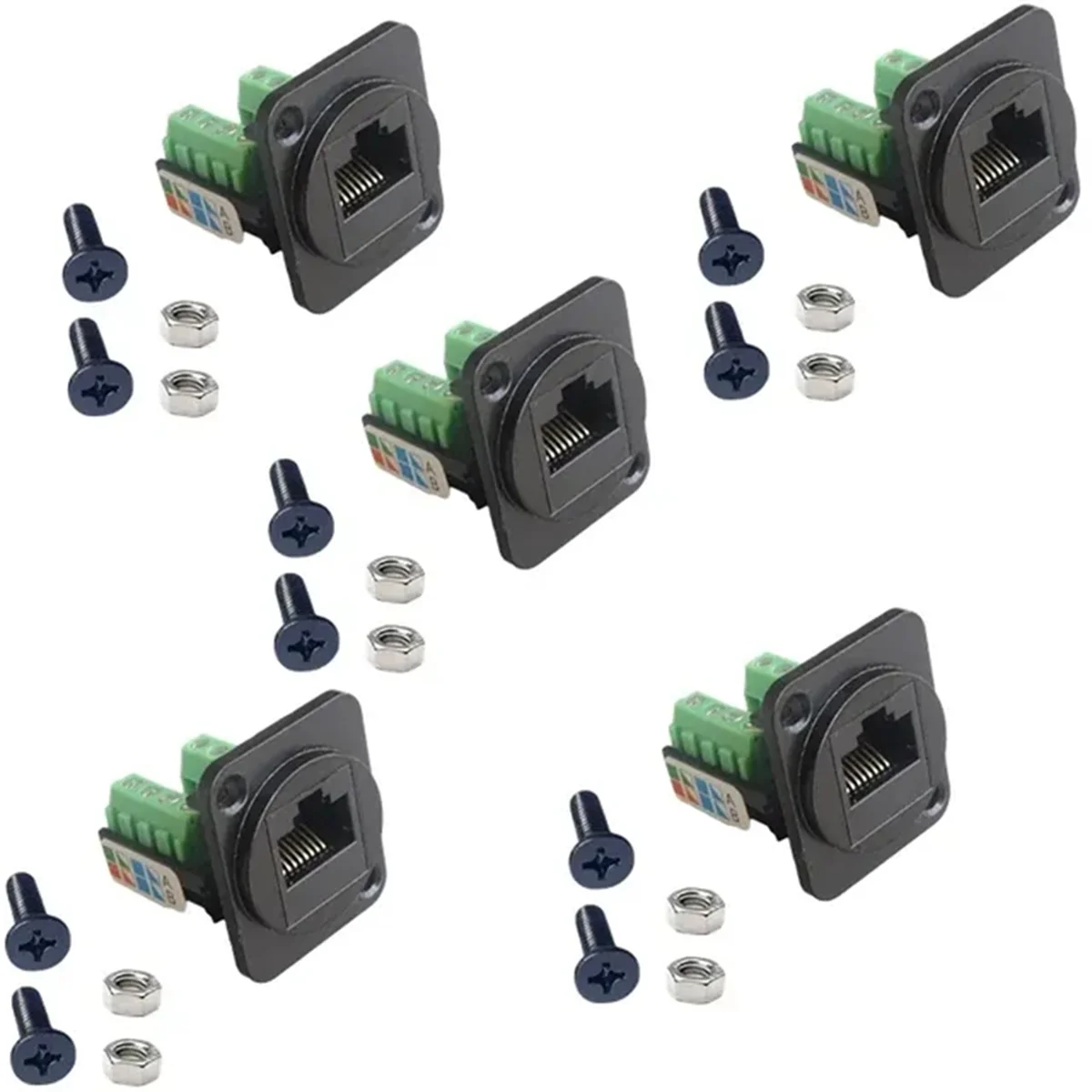 Câble RJ45 CAT.5E pour ordinateur réseau, connecteur noir