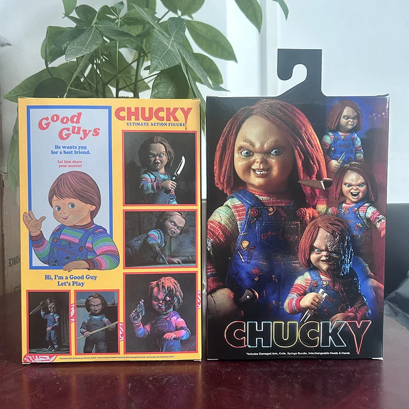 NECA Good Guys Ultimate Chucky Doll PVC Action Figure Model Toys Collectible Doll Joint Movable Doll Room Decor