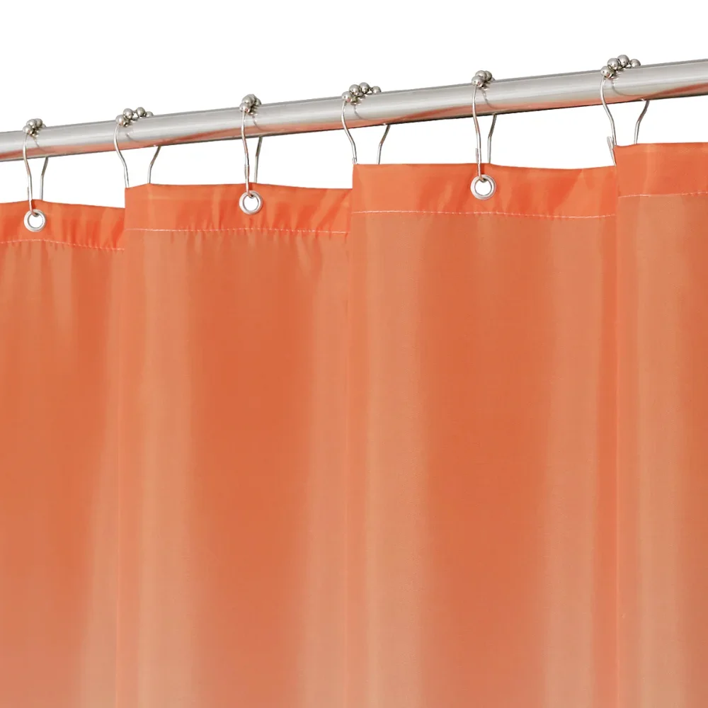 Waterproof Screen Gradient color Pictures Bath Curtain Polyester Fabric Washable Shower Curtains Bathroom Decorations Free Hooks