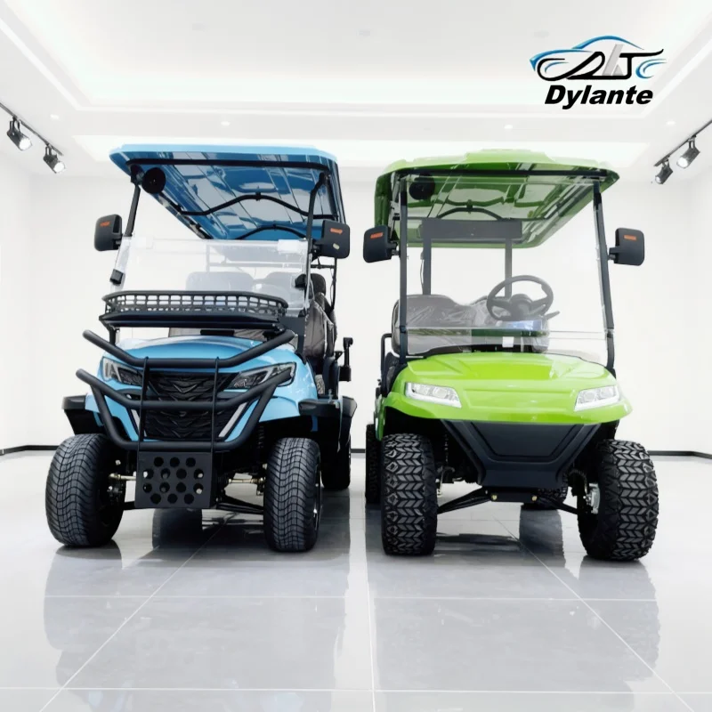 6 Seater 60V/72V Lead-Acid Maintenance-Free Battery Scenic Patrol Buggy Golf Car Electric Golf Cart 4 Wheelers For Adult Sale