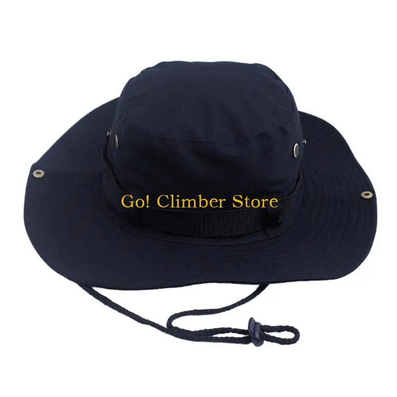 قبعة دلو قطنية Q84C مقاومة للرياح خفيفة الوزن للمشي لمسافات طويلة والسفر والترفيه في الهواء الطلق