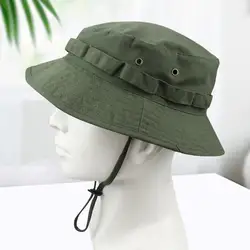 Boonie Hat Camouflage Field Combat Military Hunting Cap Summer Outdoor Fishing Hiking Camping Sports Hat