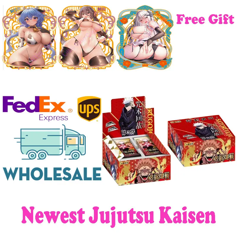 

Case Wholesale 2024 Newest Jujutsu Kaisen Collection Card JJK Booster Box Gojo Satoru Nanami Sukuna Hobbies Chrismas Gift