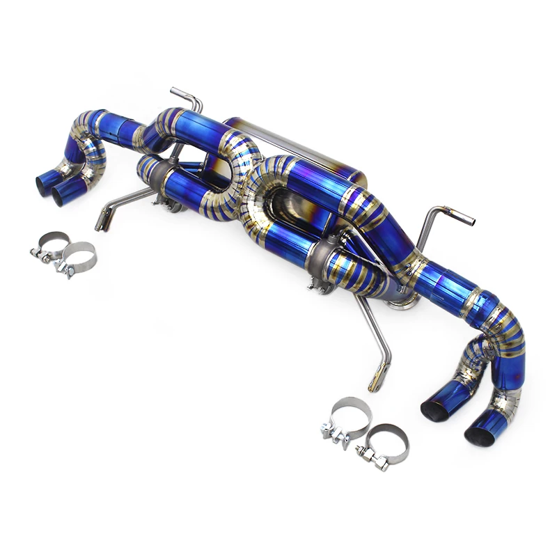 Custom Titanium Valved Sport Exhaust System For Lamborghini Gallardo 5.2 LP550/LP560/LP570 2008-2016 Car Exhaust Pipe Muffler