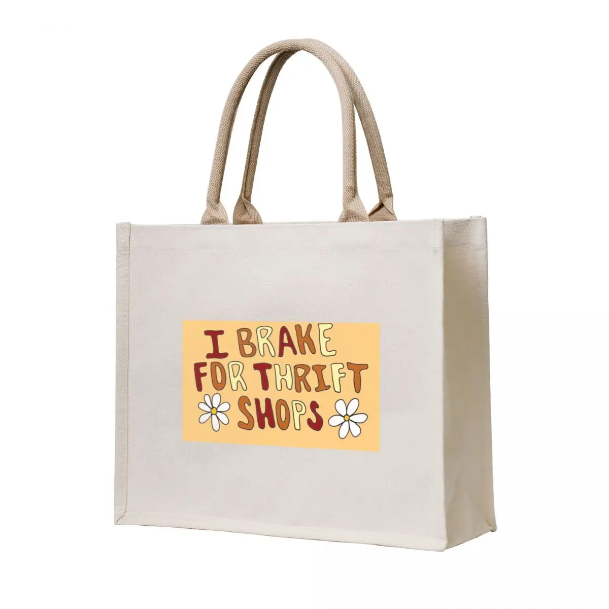 

i brake for thrift shops 2 Tote Bag Reusable bags cute pouch bag shopper bag woman handbag