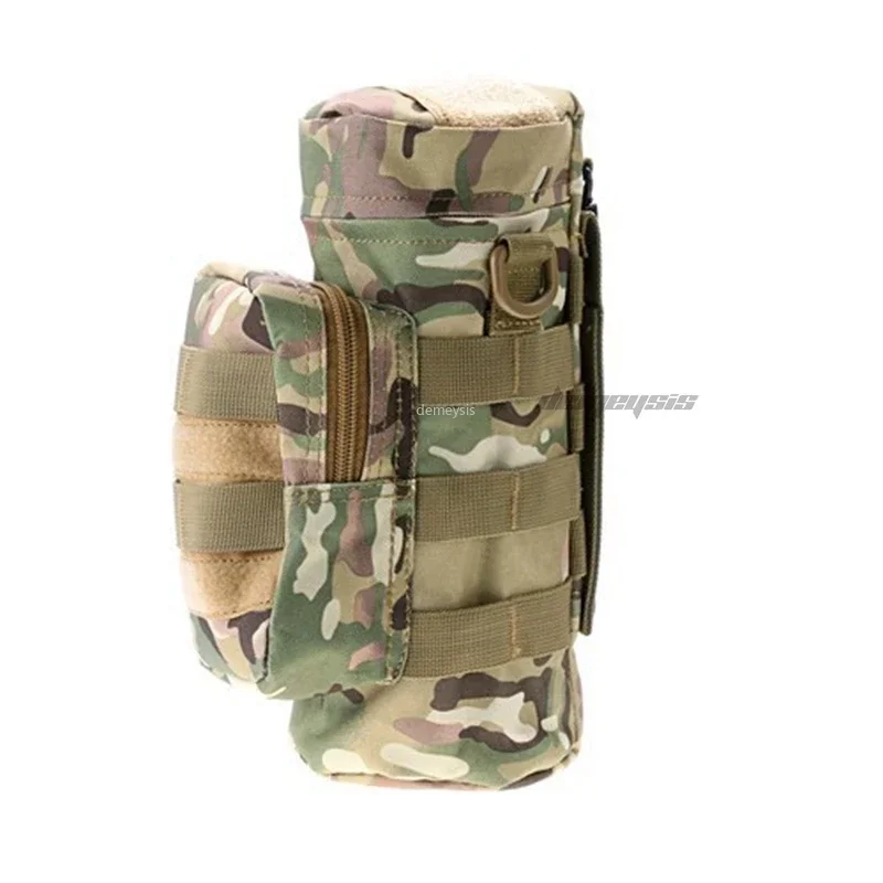 Tactical Molle Water Bottle Pouch Airsoft Kettle Waist Bags Hunting Climbing Hiking Outdoor Water Bottle Bag