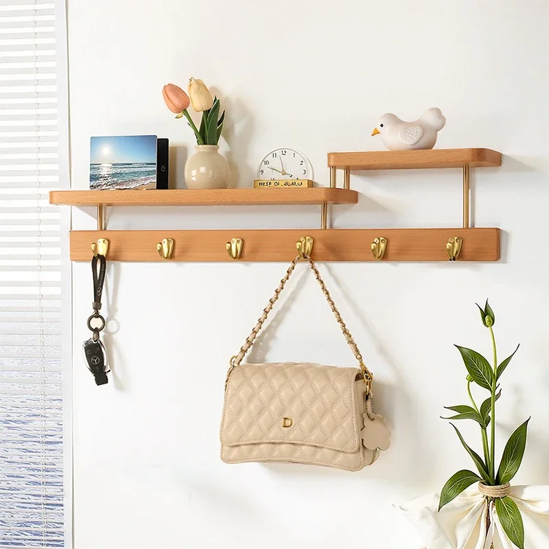 Generous Fashionable Wall Mounted Coat Racks Elegant Simple Perchero Ropa De Pie Furniture for Home