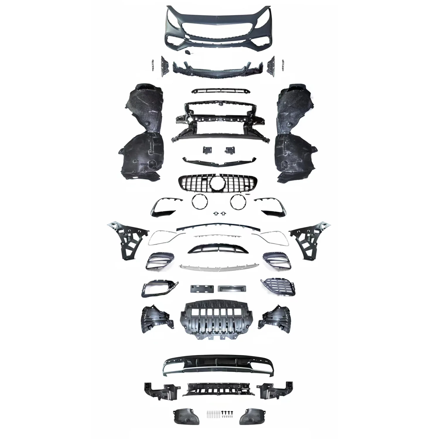 

Body Kit Facelift Escalate Refitr for Mercedes Benz S Class Coupe W217/C217 2015-2021 Change to S63 Coupe AMG.