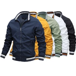 Quality Bomber Casual Jacket Men Autumn Zipper Outerwear Sportswear Mens Jackets for Male Windbreaker Coats Spring