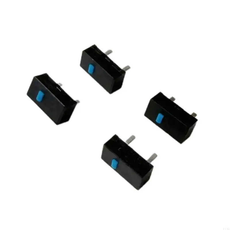2 Pin Mouse Microswitch Replacement Pack with Blue Insert Service Parts, 4 Pack for Imperator Naga 3300 3600 Button F19E