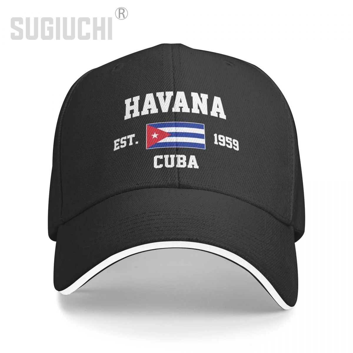 Baseball Cap Cuba EST.1959 Havana Capital Men Women Unisex Hip Hop Sandwich Caps Snapback Golf Hat Fishing