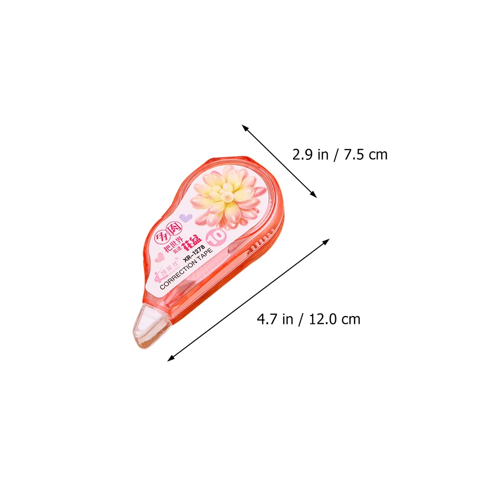 

5PCS Correction Adhesive Vinyl Applicator Color Student Correction Tape Office Supplies Neat Cover Documents