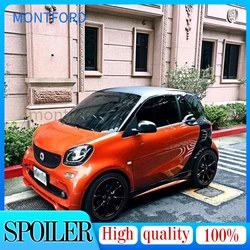 For Benz Smart Fortwo 2Door 453 Unpainted Front Rear Lip Side Skirts Front Rear Fender Flare Body Kit Rear Spoiler Bumper