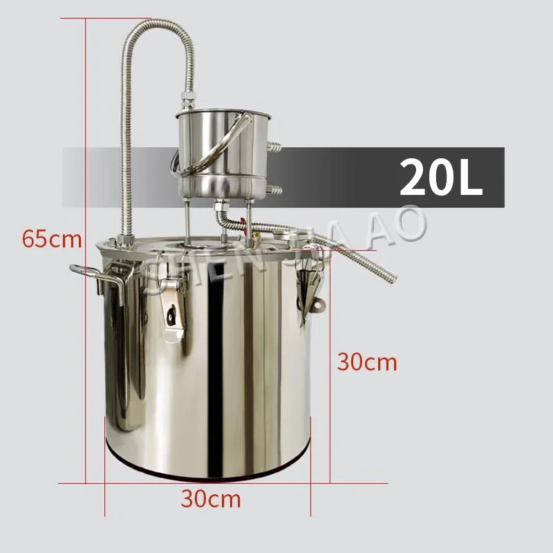 50L Popular Household Essential Oil Pure Dew Extraction Machine Distillation Production Refining Wine Brewing Steamed Wine Equ