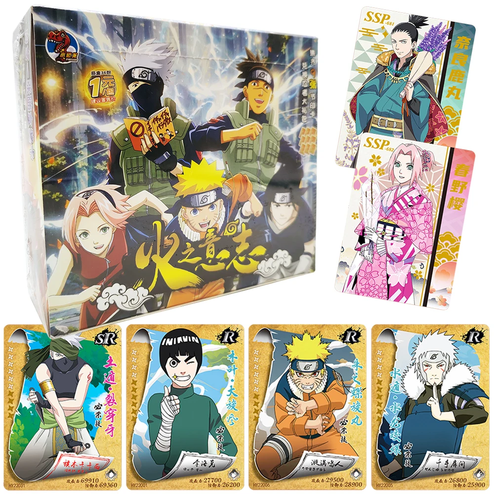 

Naruto Youth Hot Blooded Anime Collection Card Child's Favorite Handsome Protagonist Limited Card Exquisite Christmas Gift Toy