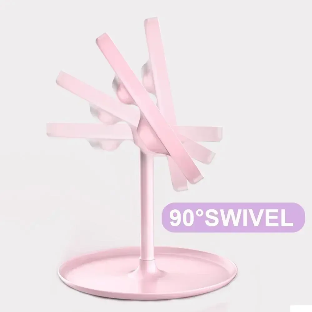 Detachable 3 Modes Makeup Mirror With Light LED Daylight Vanity Mirror Storage Base Mirror With Light Gift USB Rechargable