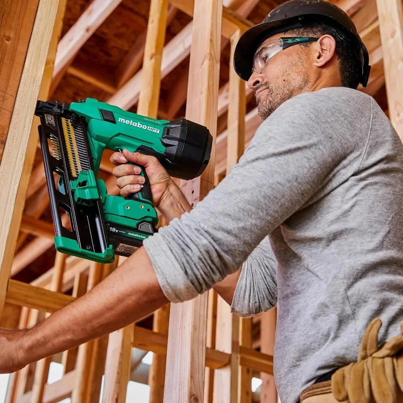 أداة تثبيت لاسلكية، 18 فولت - 4.0 أمبير، متعددة فولت ™ ، 21 درجة، 3-1/2 بوصة مسامير شريطية بلاستيكية، NR1890DRA #5