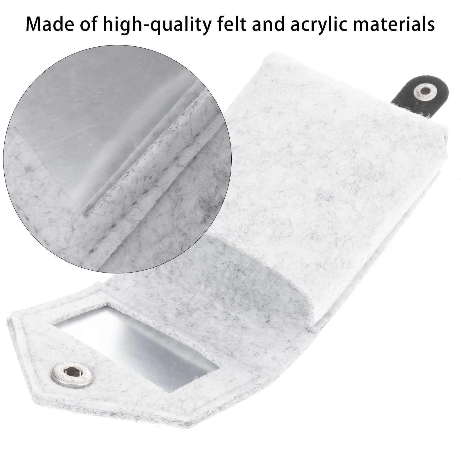 Bolsa de almacenamiento de lápiz labial con espejo, estilo exquisito, diseño de corte Simple para mujer, senderismo, Camping, bolsa de almacenamiento de lápiz labial, 1 Uds.