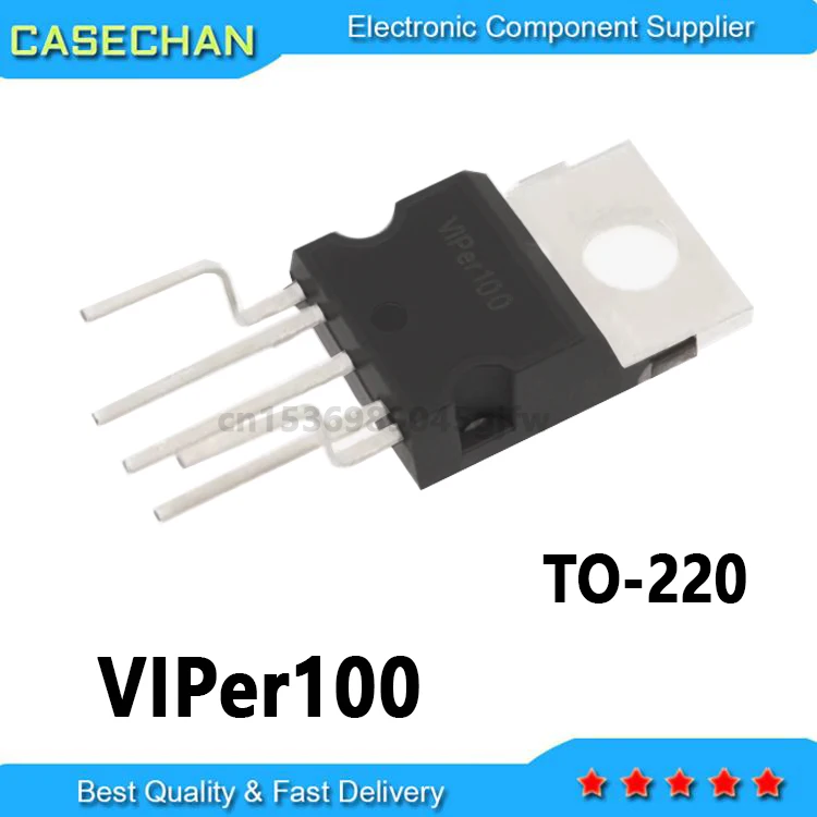 5CPS New and Original TO-220-5 VIPER100A  VIPer100 TO-220