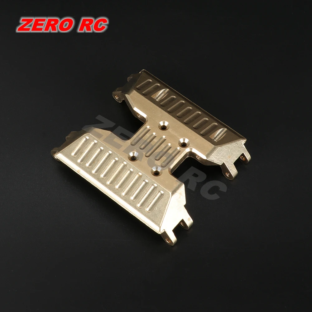 Brass Bottom Chassis Gearbox Guard Armor Skid Plate 97g For Axial 1/18 UTB18 CAPRA Rock Crawler Rc Truck Upgrade Accessory