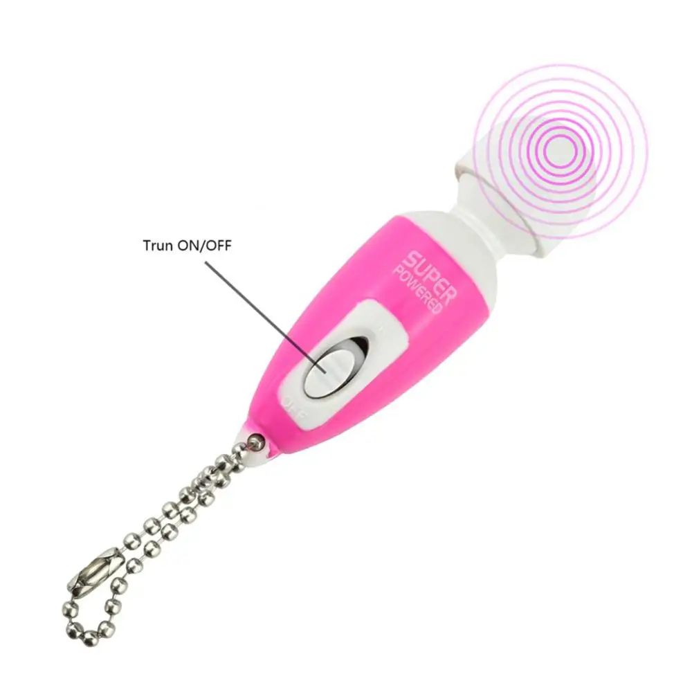 Mini Key Chain Women Vibrator G Spot Massager Masturbator Sex Toy Stimulator