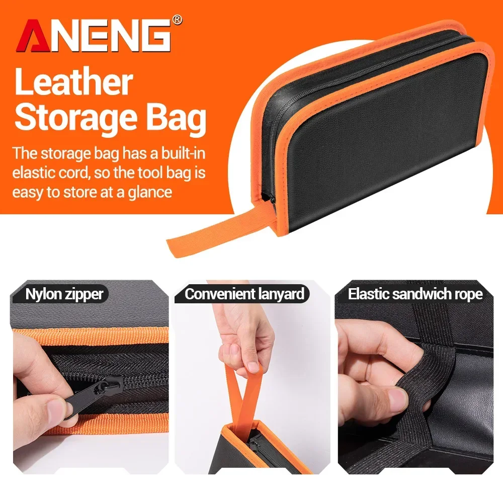 ANENG Tools Kit Bag Electric Soldering Iron Accessories Multifunctional Electronic Profession Repair Welding