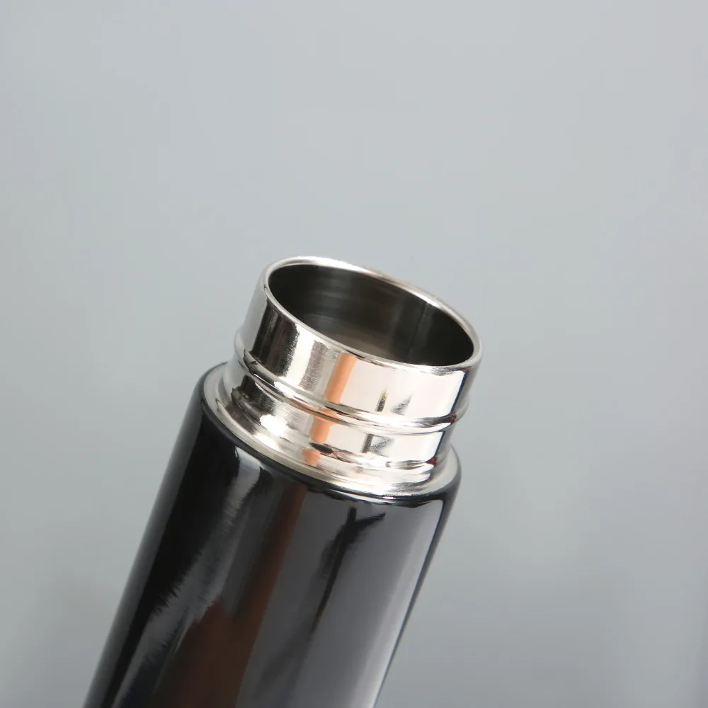 Simple 150ML Pocket Thermal Cup Hammered Lid Stainless Steel Travel Thermos Mini Cylindrical Compact Insulated Bottle Outdoor