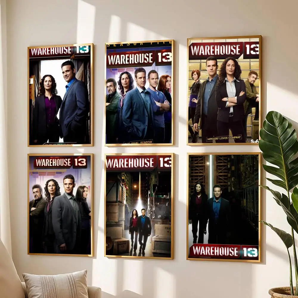 tv series W-Warehouse 13-E Poster Modern Wall Decal for Living Room Cafe Office Bar and Bedroom