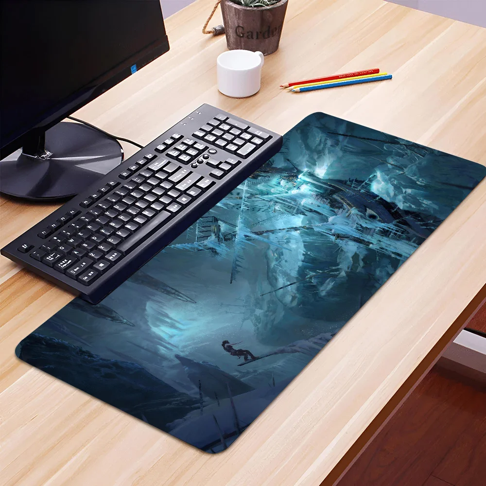 1pc T-Tomb Raider Non-slip Mouse Pad Suitable For Office Computers Laptops E-sports Game Desk Mats XXL Keyboard