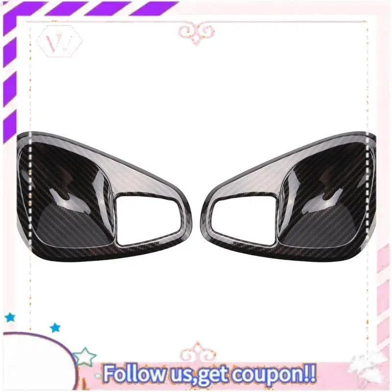 سهلة الاستخدام مقبض الباب الداخلي للسيارة إكسسوارات خارجية لأبواب السيارات ملصق الكسوة لملحقات مرسيدس بنز سمارت 451 Fortwo 2010-2014