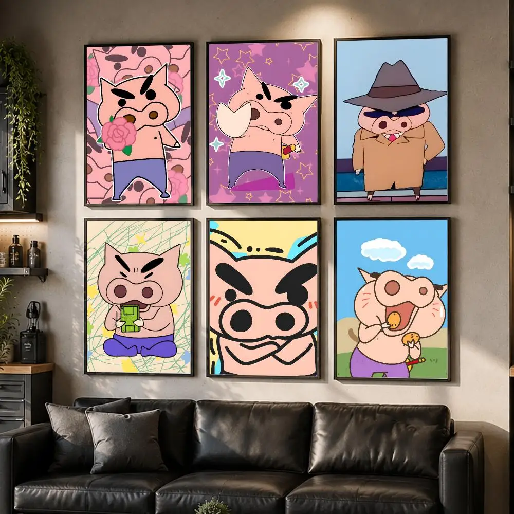 Anime B-Buriburizaemon Poster HD Waterproof Self-Adhesive Wall Art – Multi-Scene Use Top Gift Pick