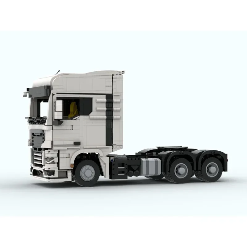 MOC-102950 Bianco Classico Iconico Camion da Trasporto di Carico Van Modello di Mattoni 3130 PartsMOC Creativo Ragazzi Bambini Compleanno Giocattolo Regalo