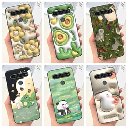 Dla LG K51S Etui Silicone Soft TPU Back Cover Dla LG K51S Wstrząsoodporne Etui Na Telefon Dla LGK41s LGK51s Bumper LM-K510 LM-K410 Fundas