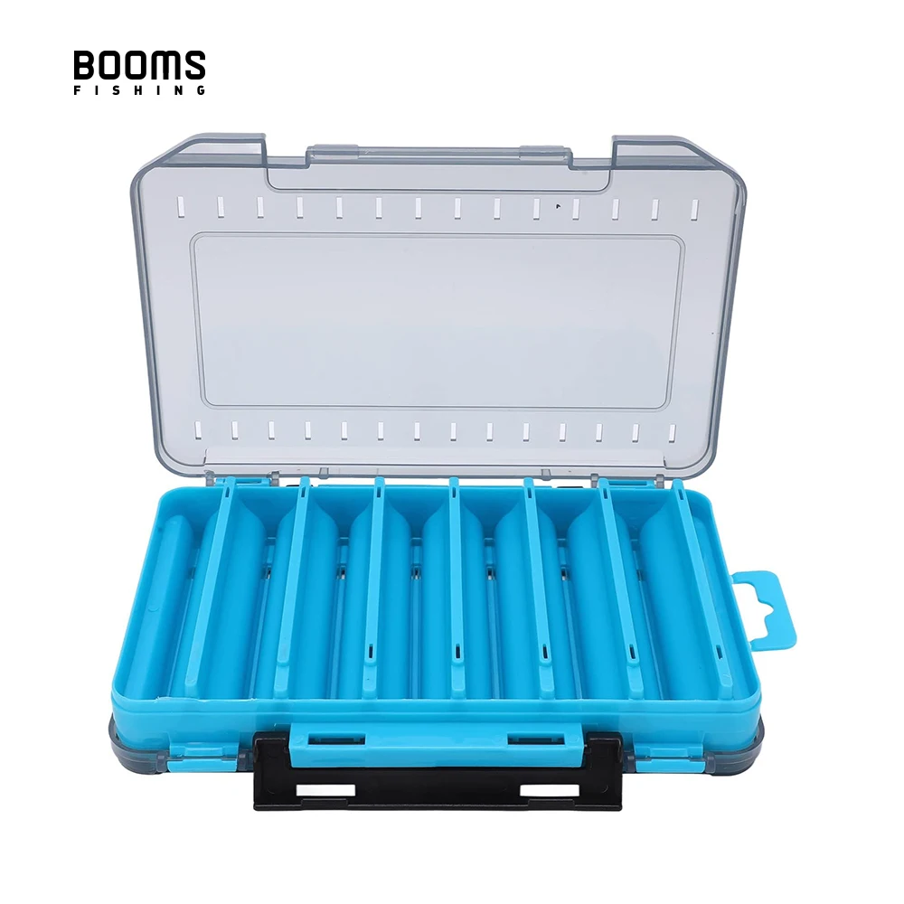 

Booms Fishing LB1 Fishing Tackle Box 12 Compartments Double Sided Opening and Closing Multifunctional Lure Bait Tool Storage Box