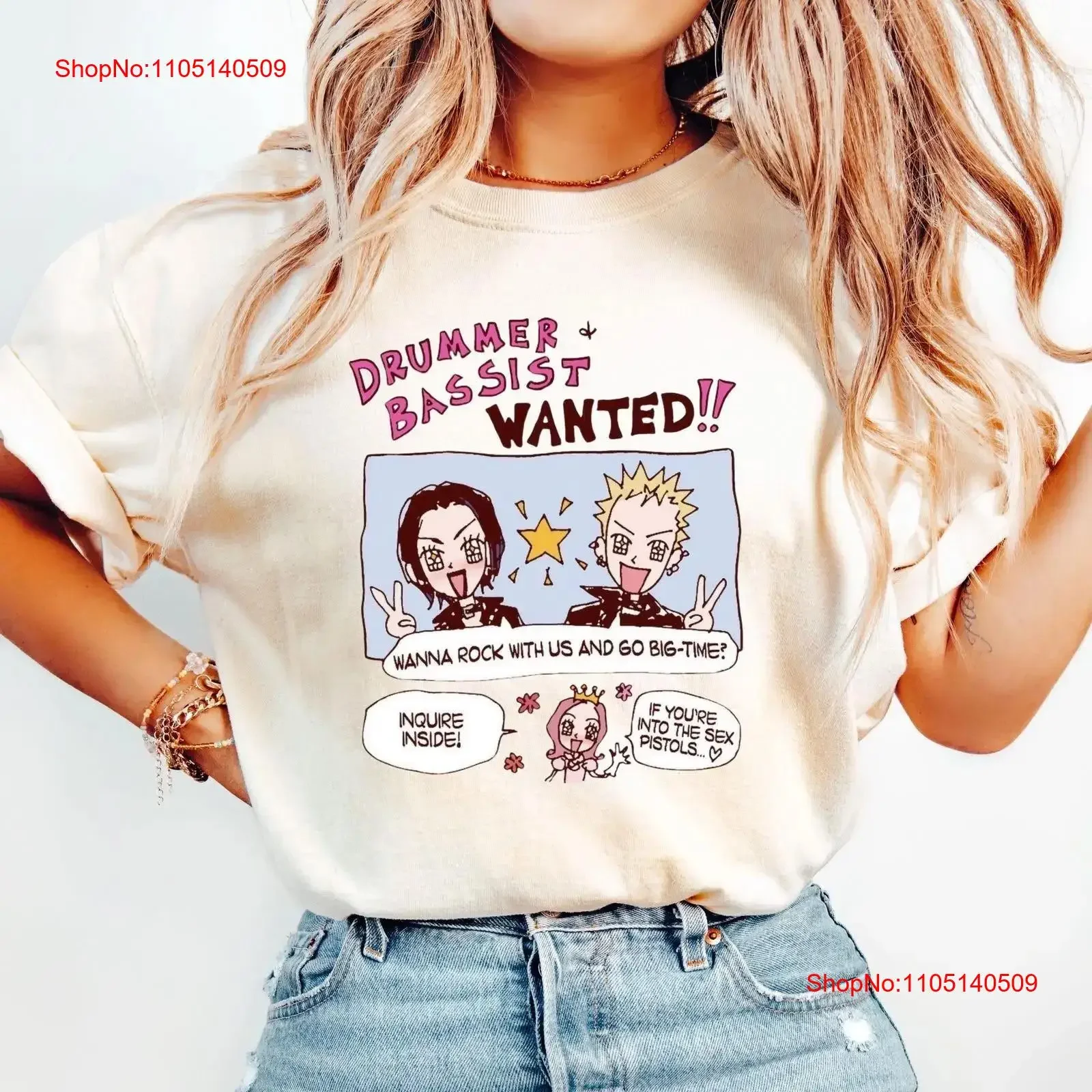 Exclusive Anime shirt lover Nana Merch natural t vintage Washed Unisex Top For Everyday Wear Stylish Casual Soft fashion homme