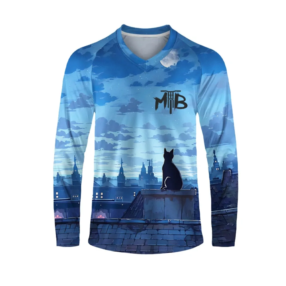 2026 Super Popular Cycling Clothes, Long Sleeved Mountain Bike Shirts Motocross Jersey Camiseta Manga Larga De Ciclismo MTB