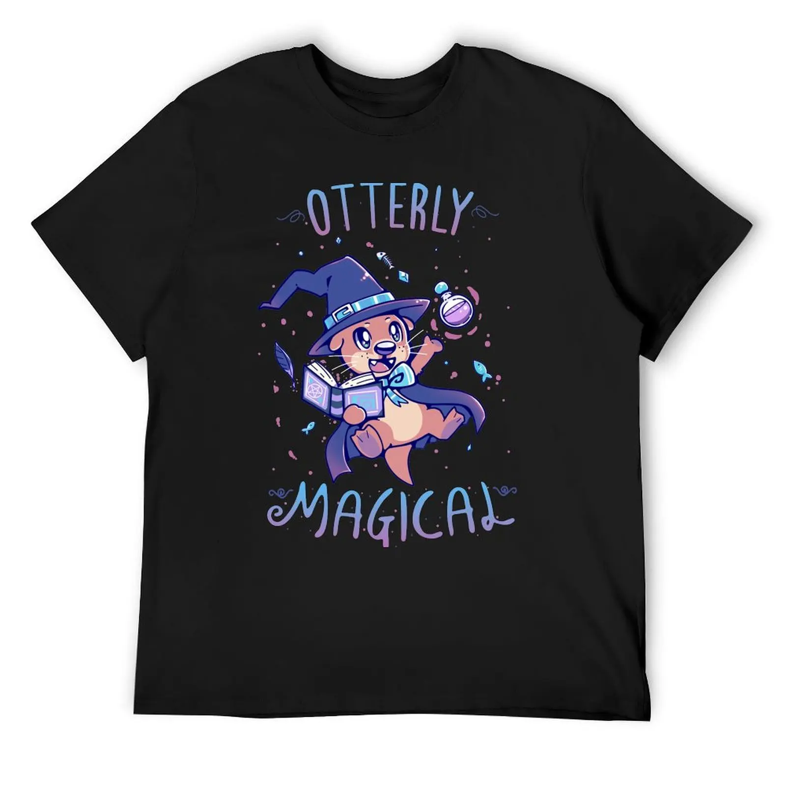 

Otterly Magical T-Shirt quick drying rapper graphic tees man clothes tops plain black t shirts men